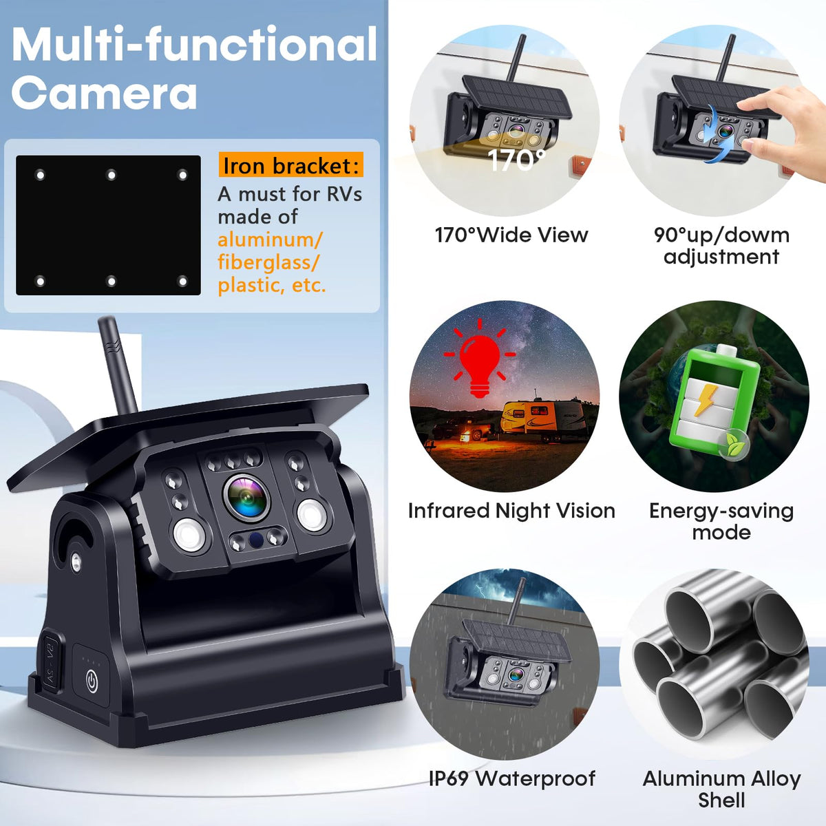 1080P Magnetic Backup Camera R621