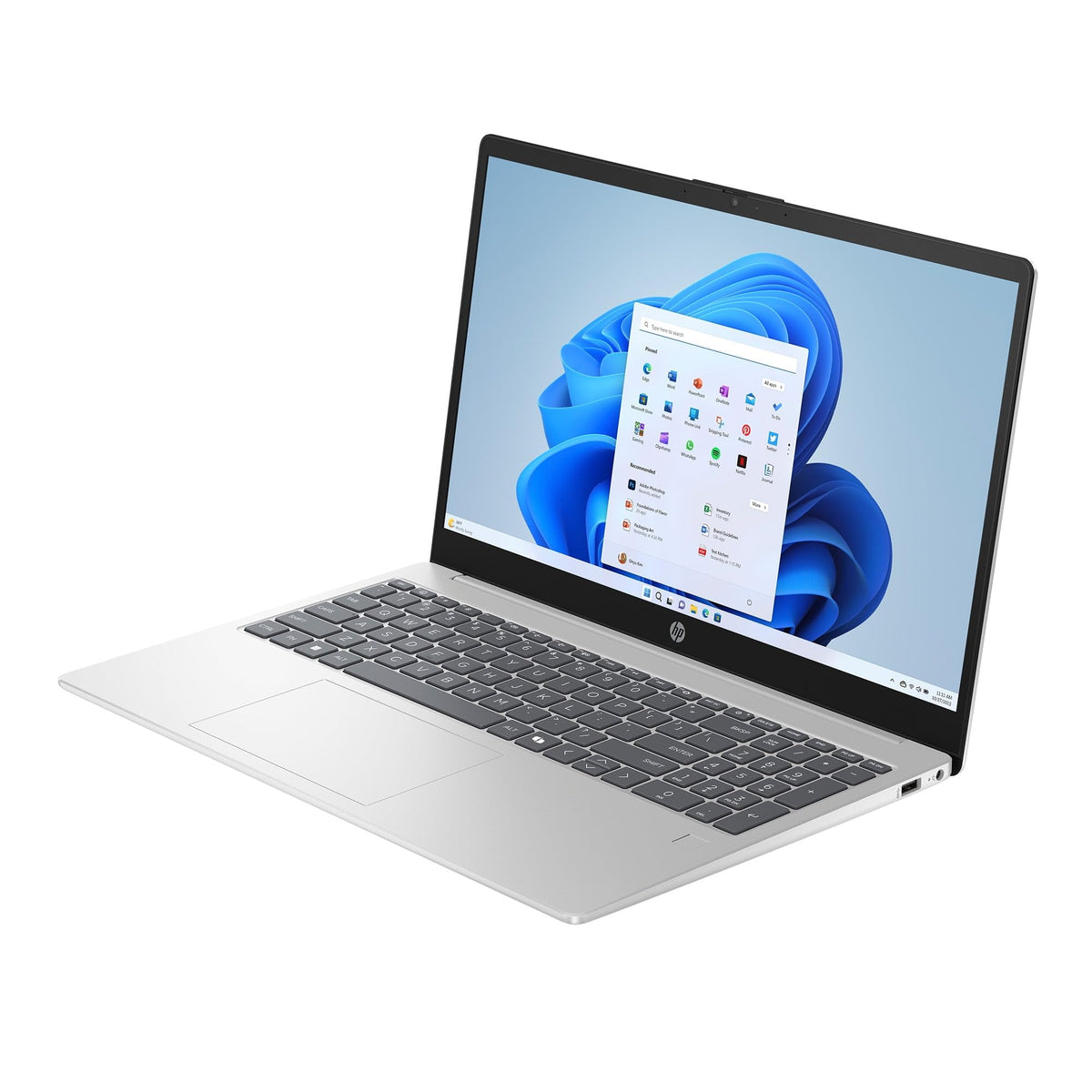 15.6 inch FHD IPS Laptop, Intel Core i3-N305, 8GB RAM, 256GB SSD, Natural Silver Z6335