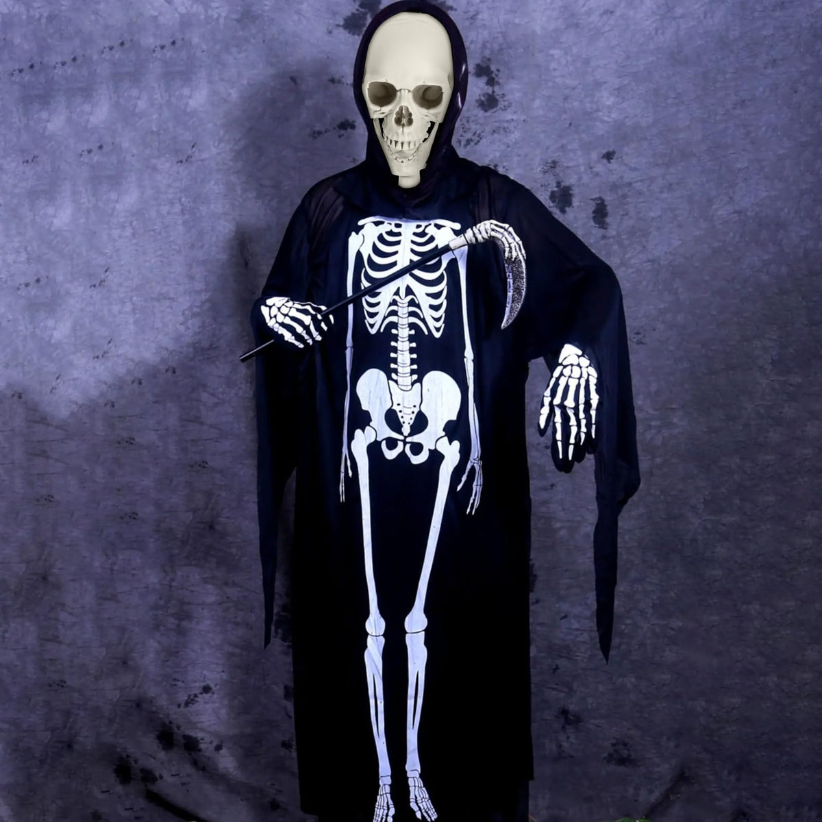 5.4FT 170cm Life Size Posable Skeleton with Movable Joints S754184