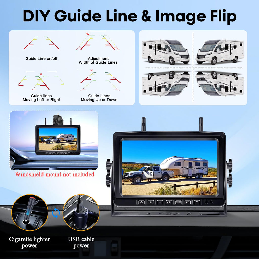 1080P Magnetic Backup Camera R621