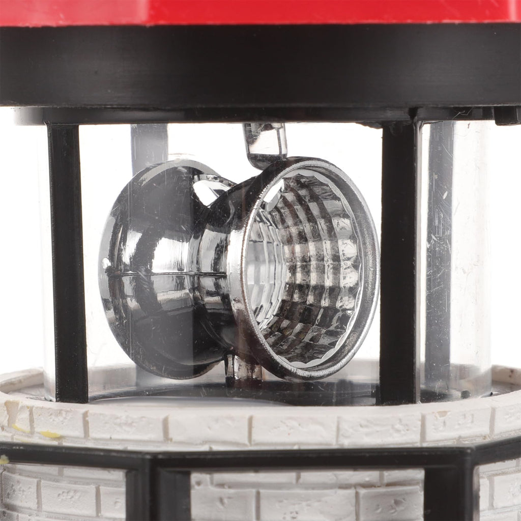 Solar Powered Rotating Lighthouse Resin LED Light D588