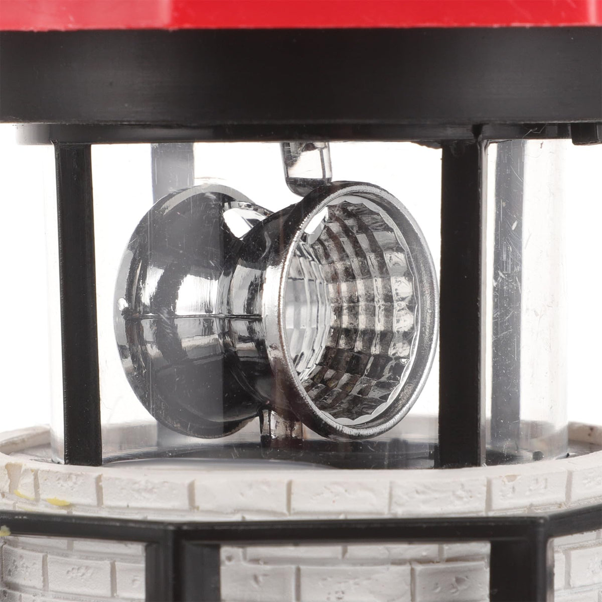 Solar Powered Rotating Lighthouse Resin LED Light D588