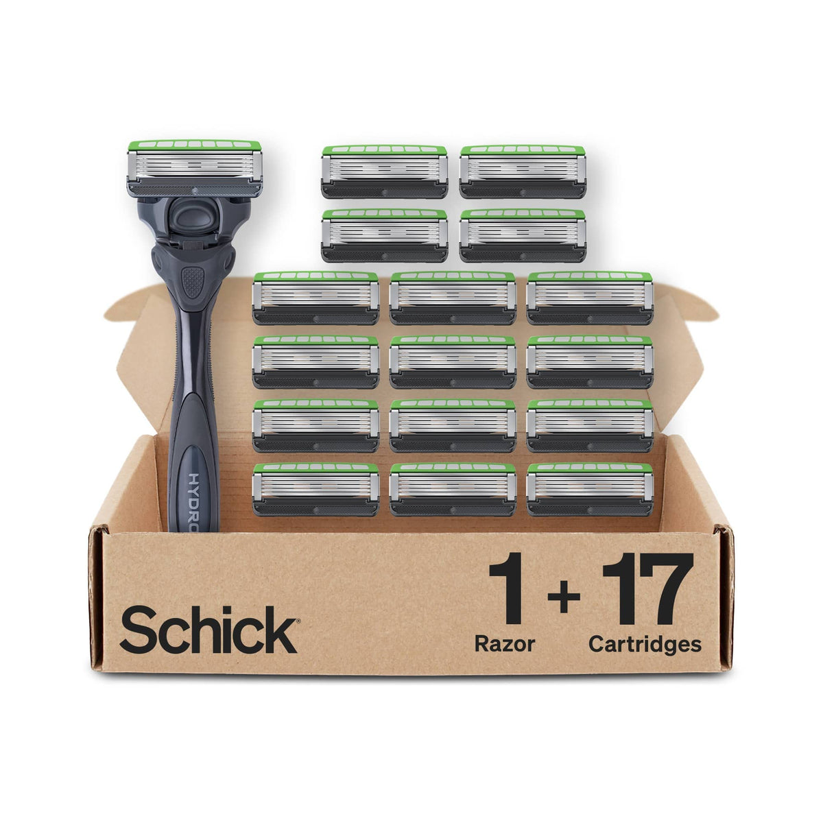 5-Blade Razors with 1 Handle & 17 Refills J9455