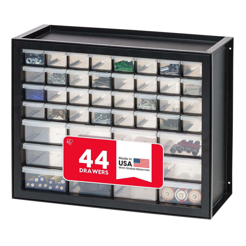 Black 44-Drawer Small Parts Storage Cabinet M8069