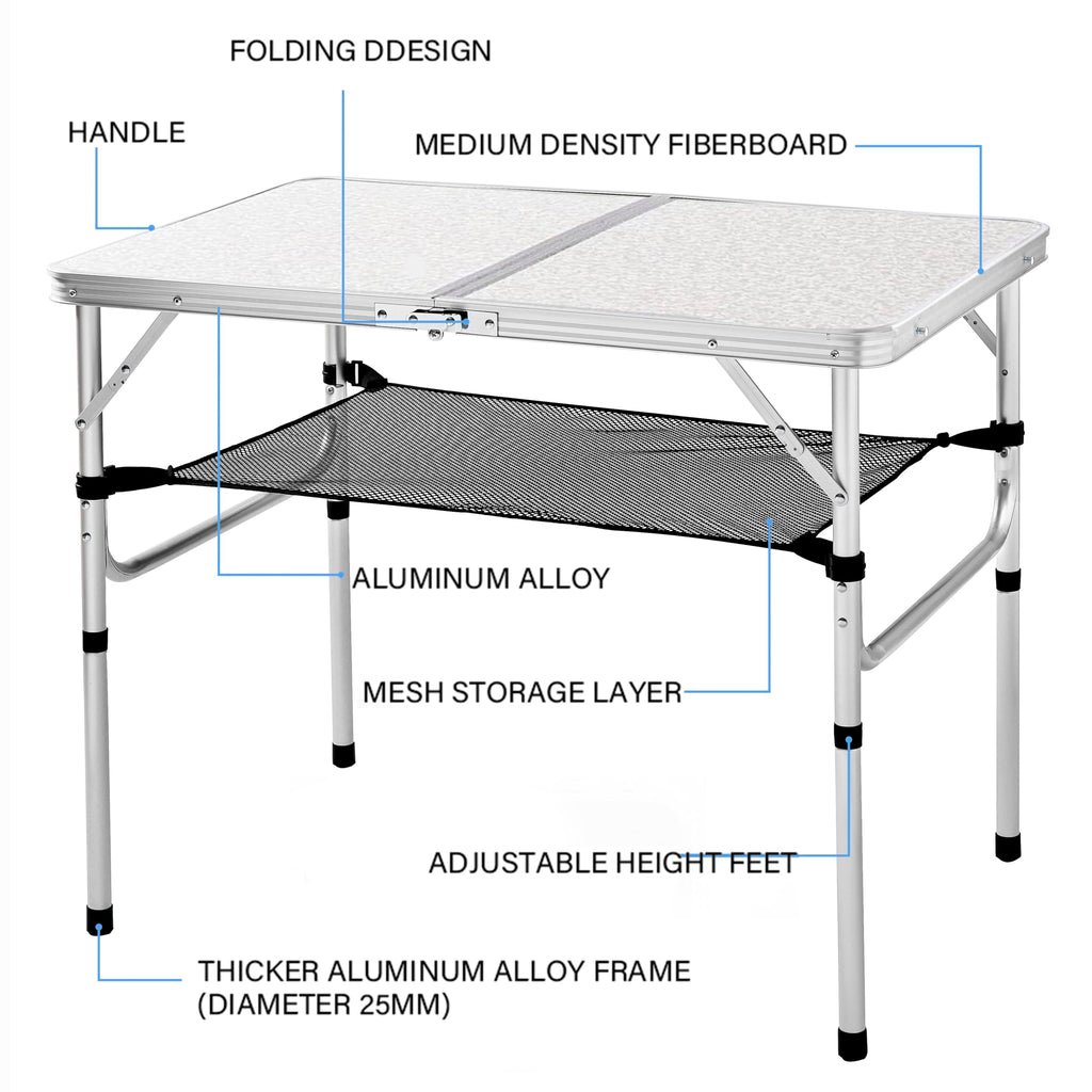 Aluminum Folding Camp Table F26437