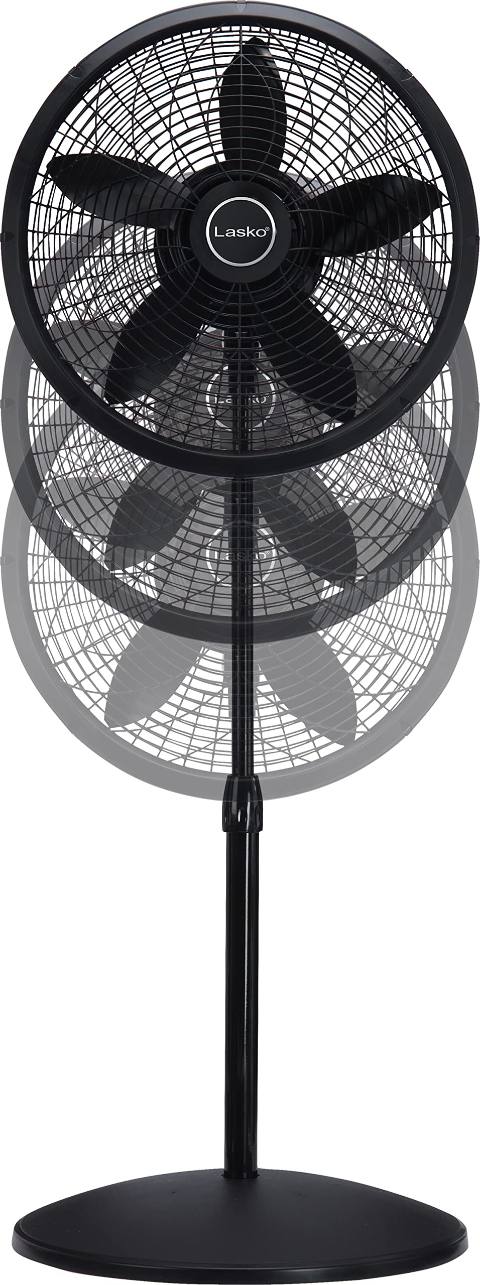 Adjustable Pedestal Fan 18” Black E5341
