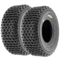 Set of 2 Off-Road Tires 19x7-8 6PR Knobby Tread M860577