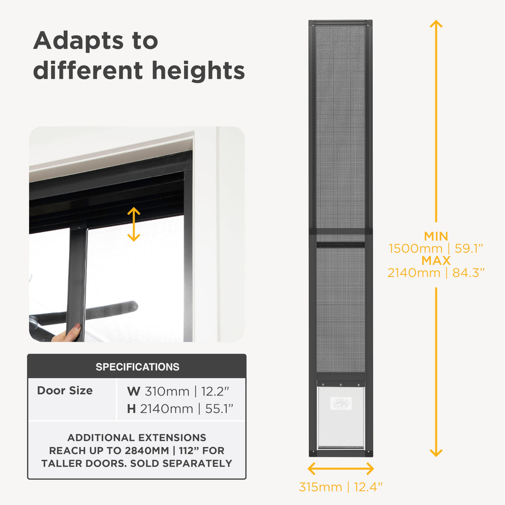 Dog & Cat Door for Sliding Glass Door L9301