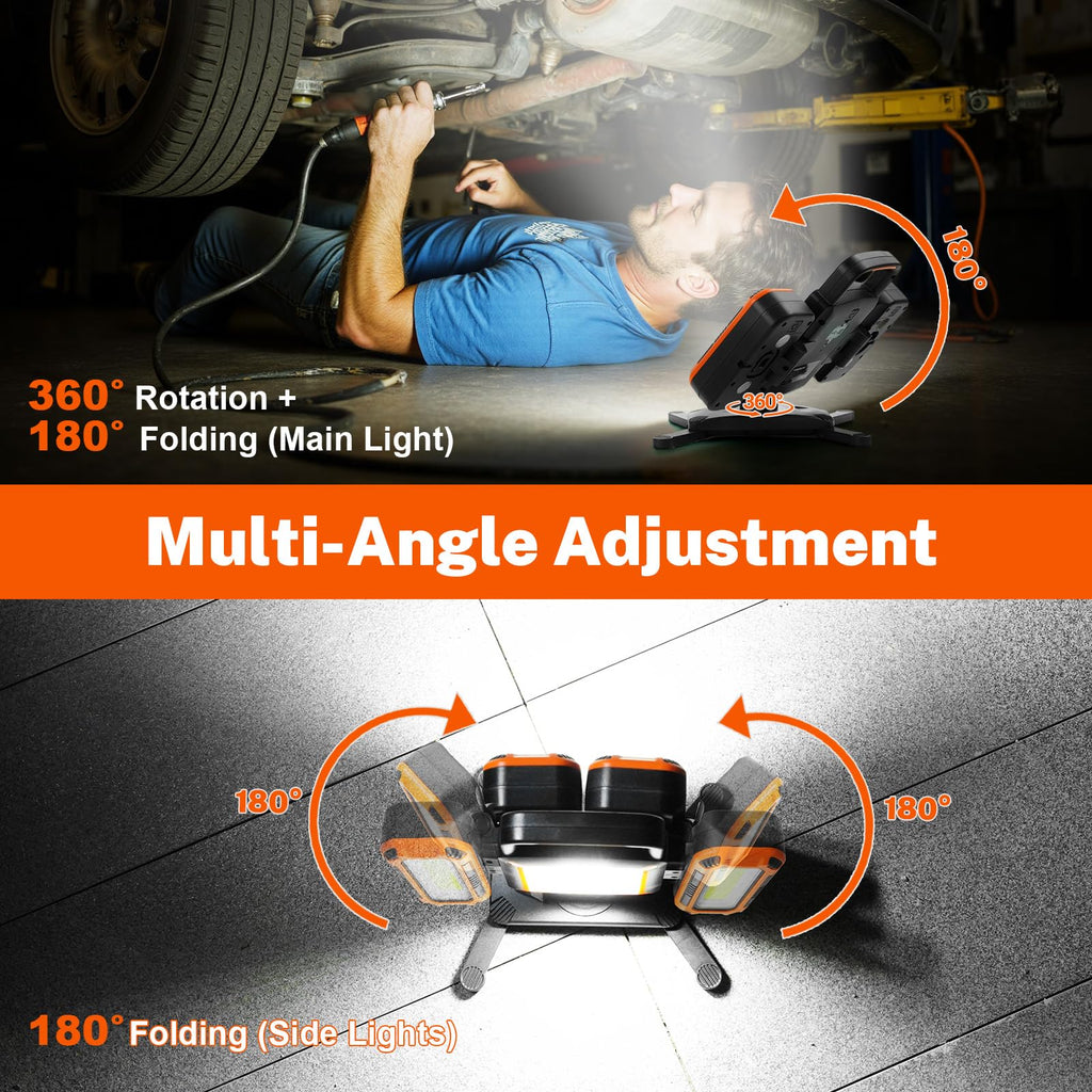 5000LM Rechargeable Magnetic Work Light Y33495