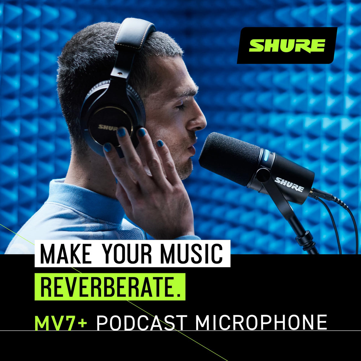 Black USB-C XLR Dynamic Microphone Z9939
