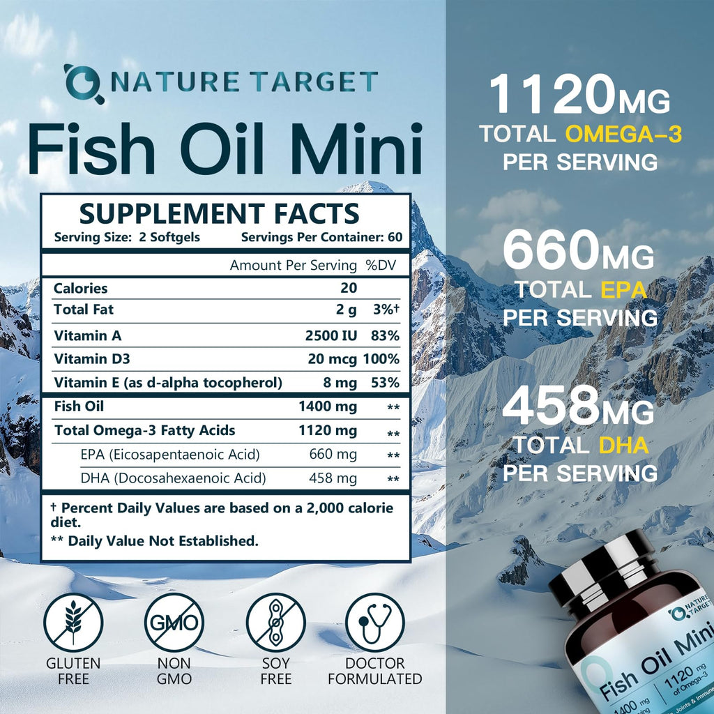 Fish Oil 1400 mg 120 Softgels G64062
