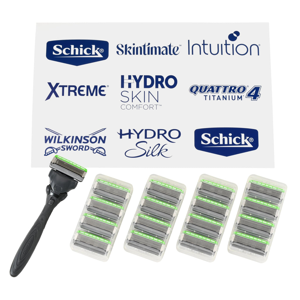 5-Blade Razors with 1 Handle & 17 Refills J9455