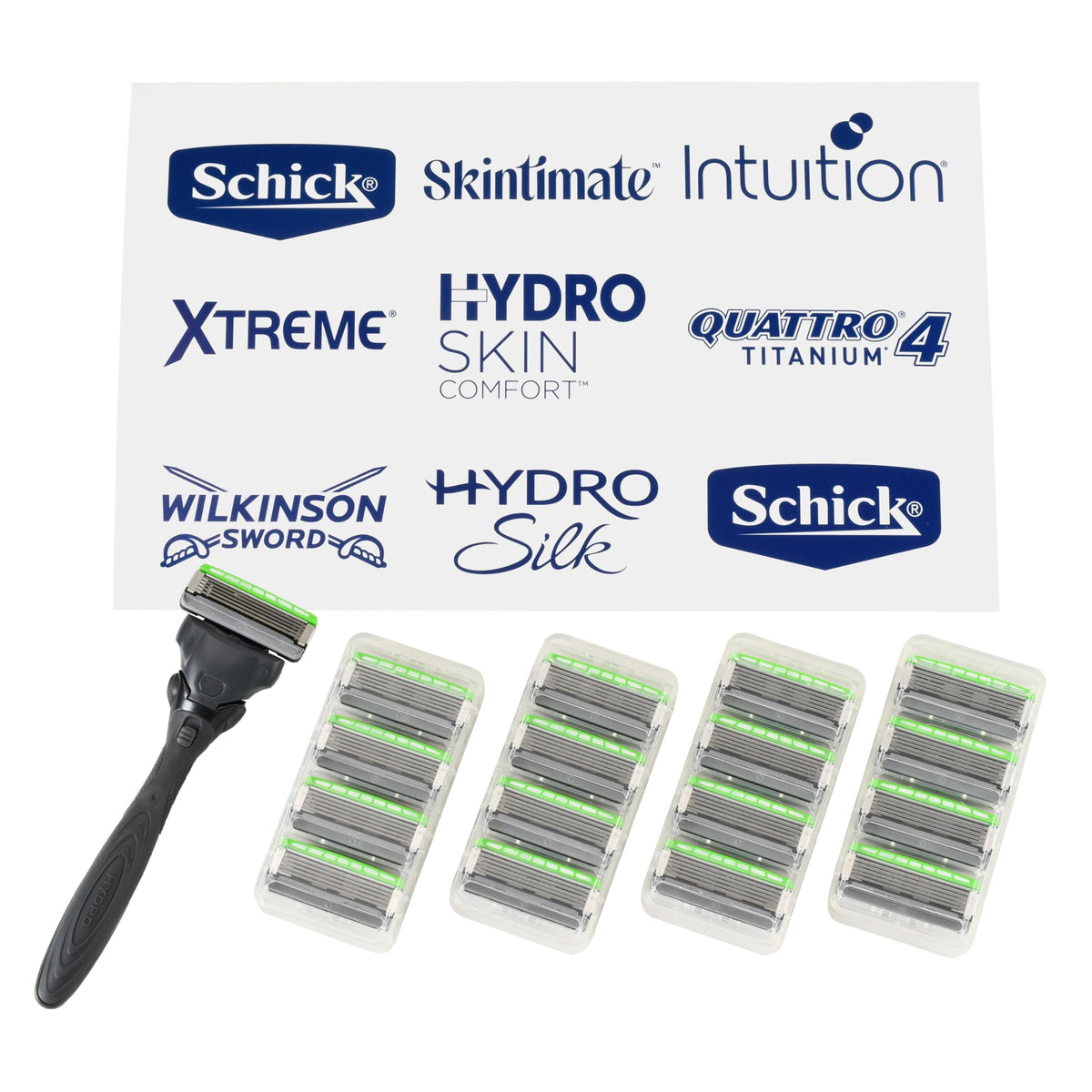 5-Blade Razors with 1 Handle & 17 Refills J9455