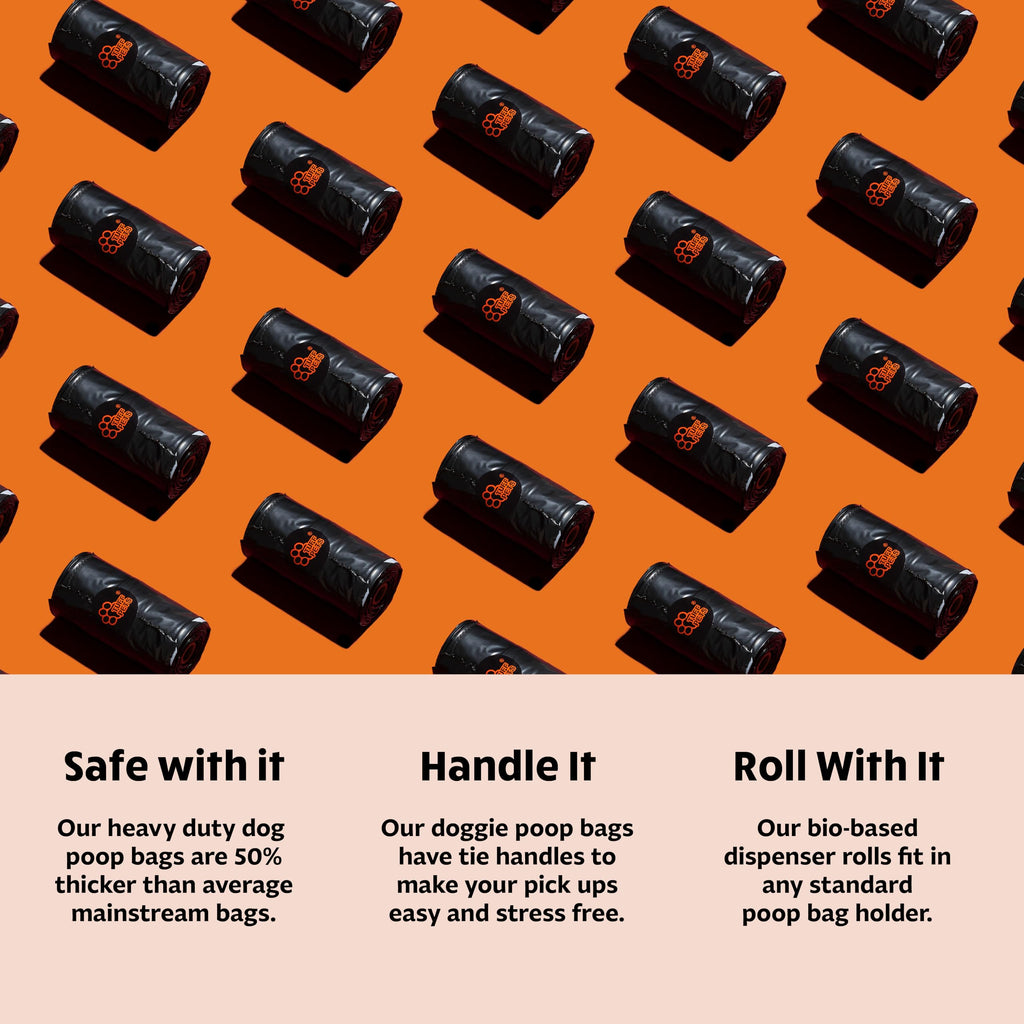 Dog Poop Bags Rolls with Handles K474251
