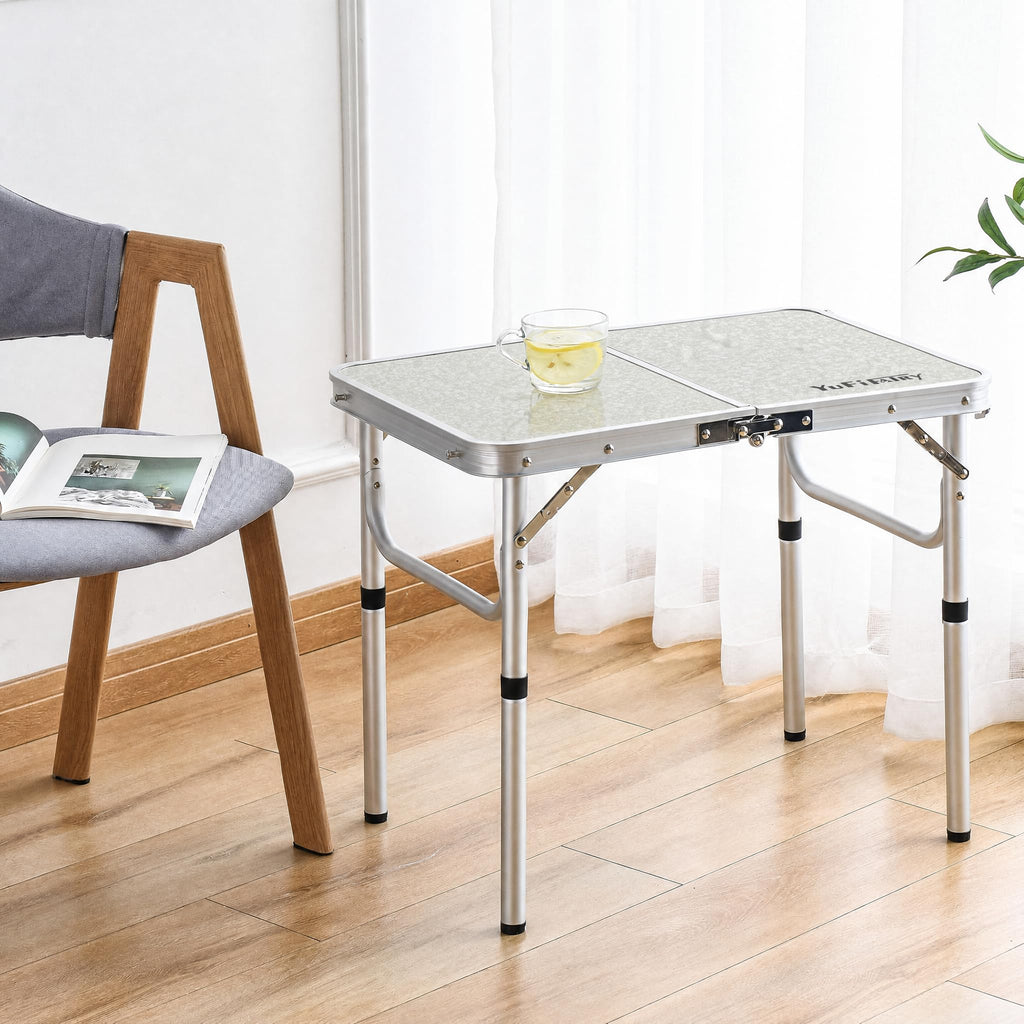 Adjustable Height Small Folding Camp Table P59181
