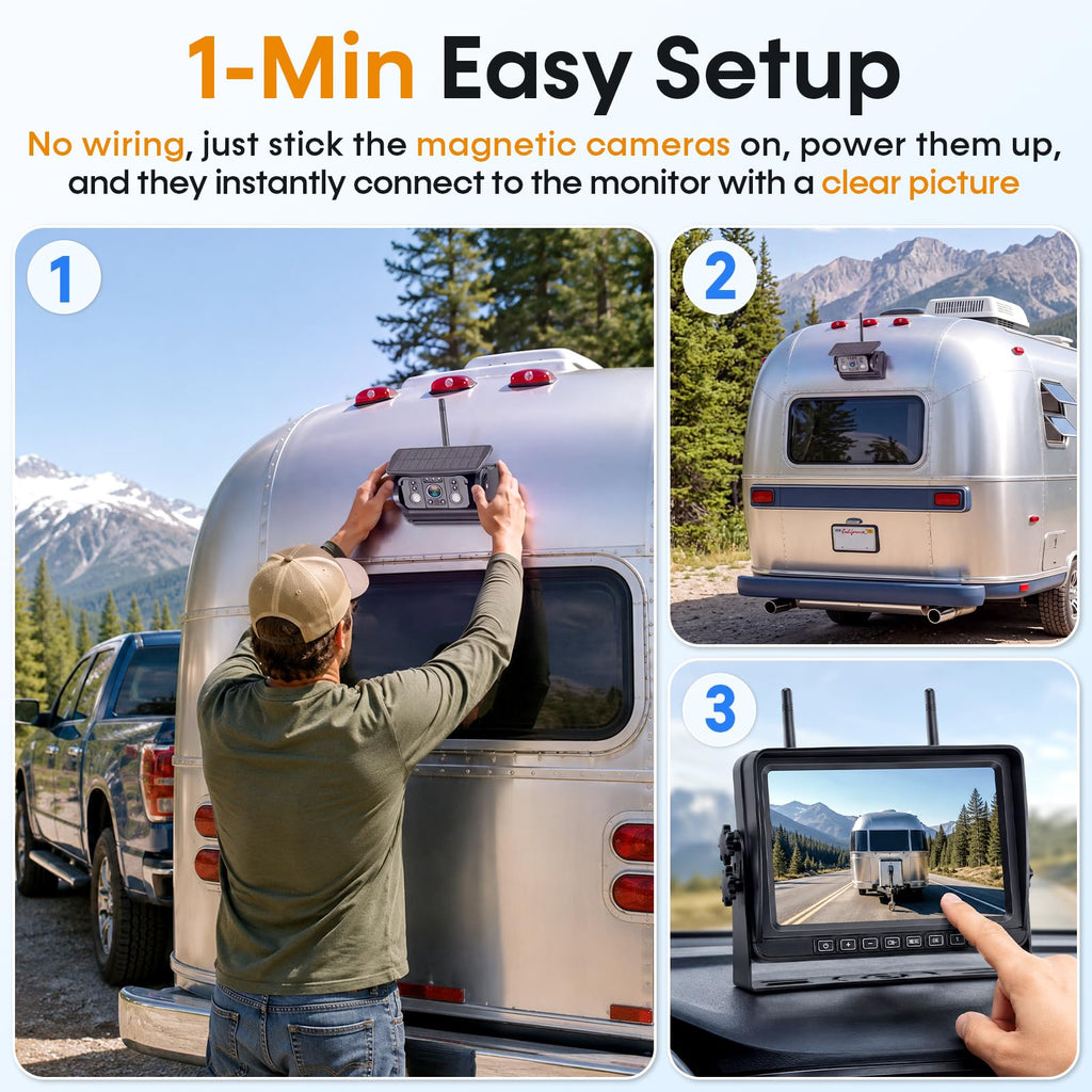 1080P Magnetic Backup Camera R621