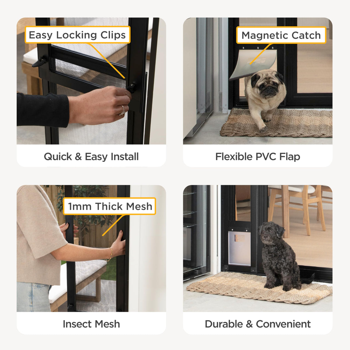 Dog & Cat Door for Sliding Glass Door L9301