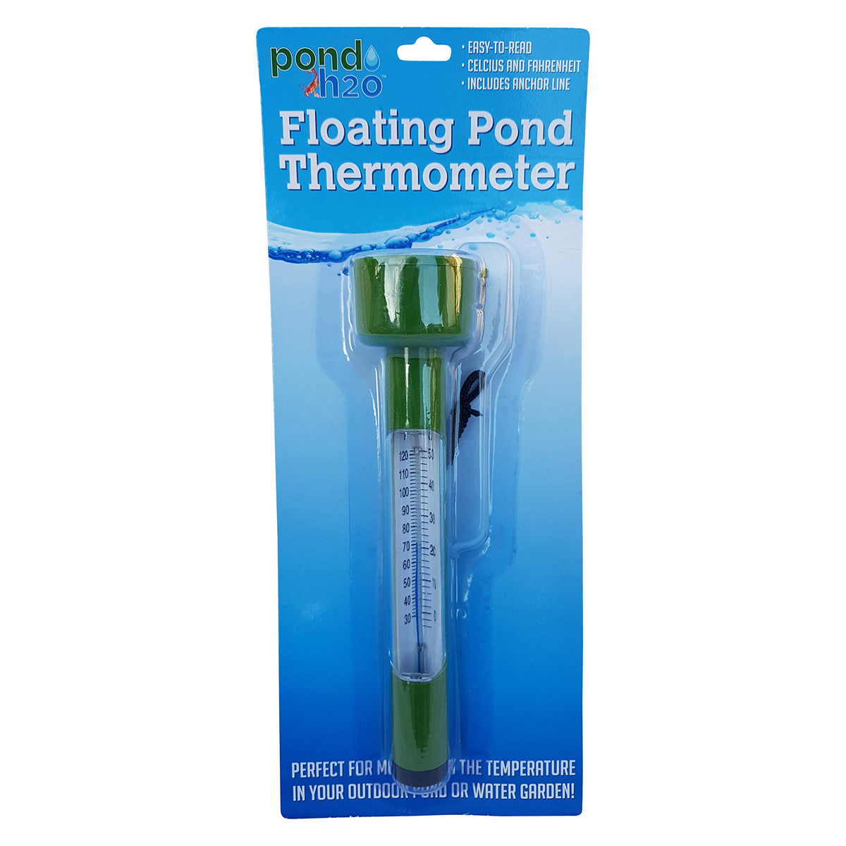 Floating Pond Thermometer & 4-in-1 Pond Cleaning Care Kit Y1160
