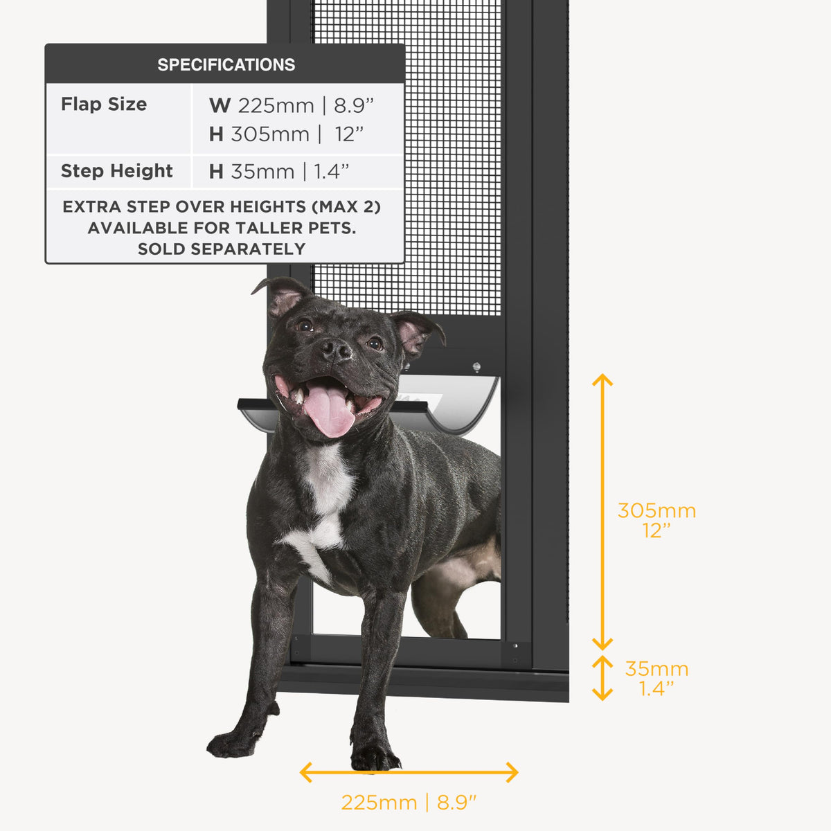 Dog & Cat Door for Sliding Glass Door L9301