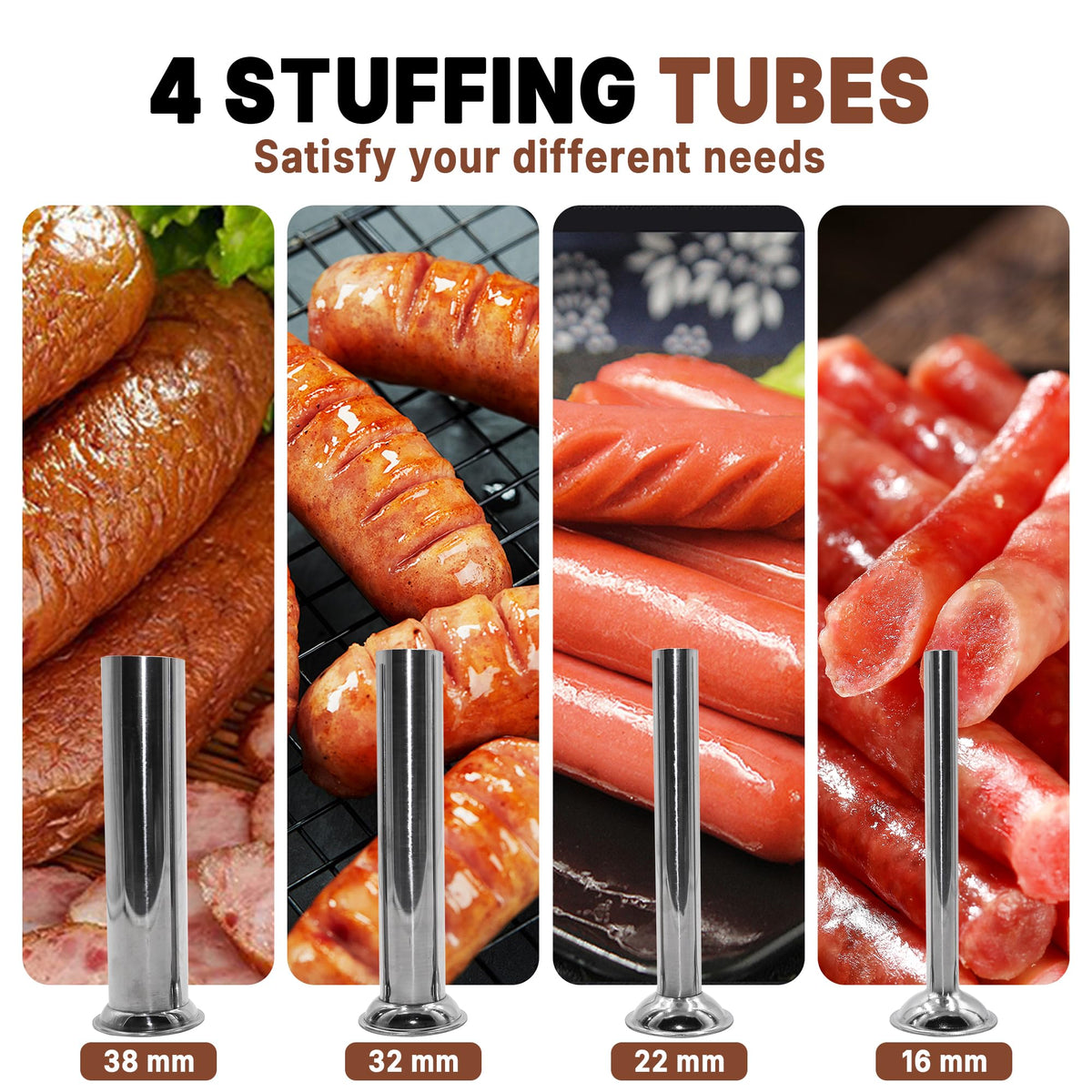 11 Lb Stainless Steel Vertical Sausage Stuffer X8968