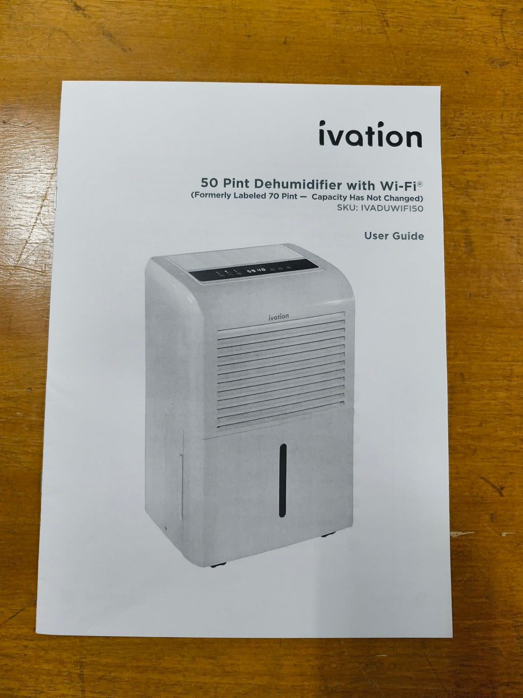 50 Pint Smart Wi-Fi Dehumidifier with Hose V773130