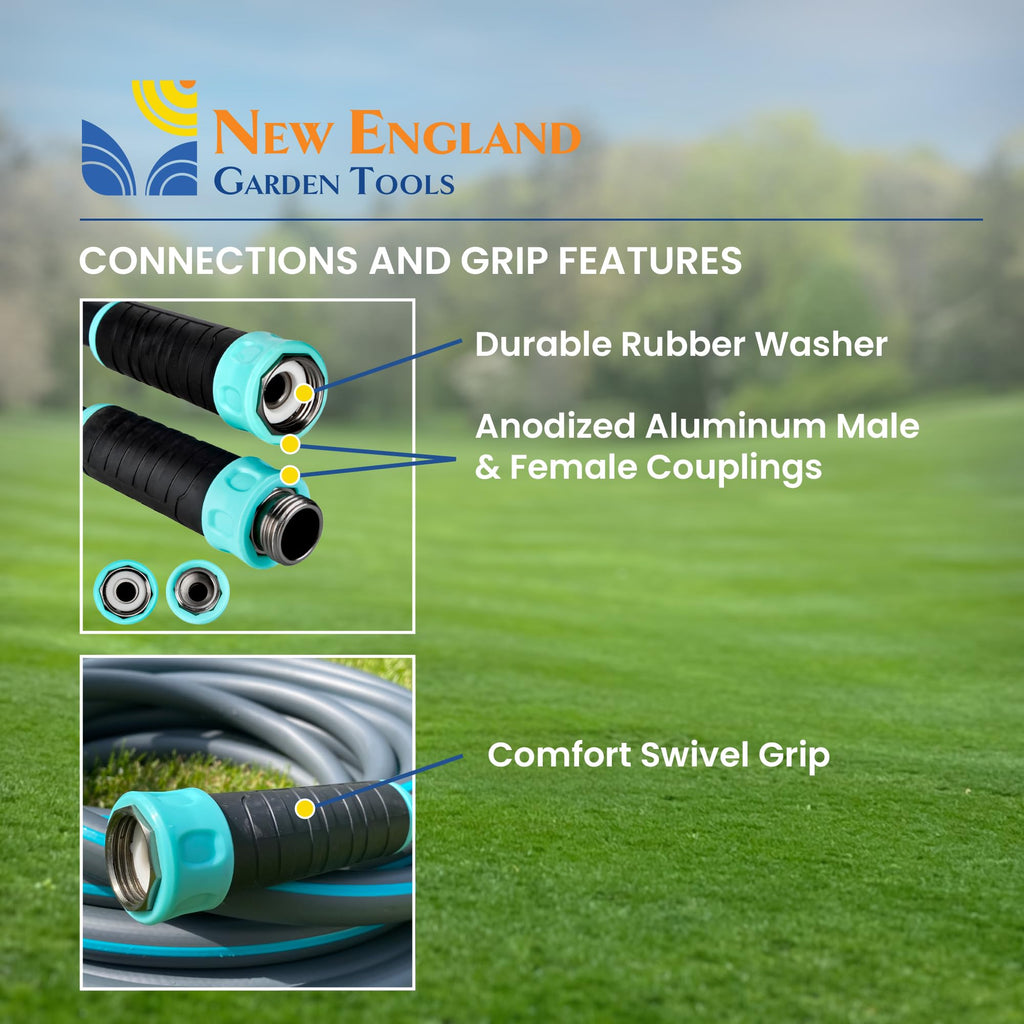 100 ft x 5/8" Hybrid Garden Water Hose X3115
