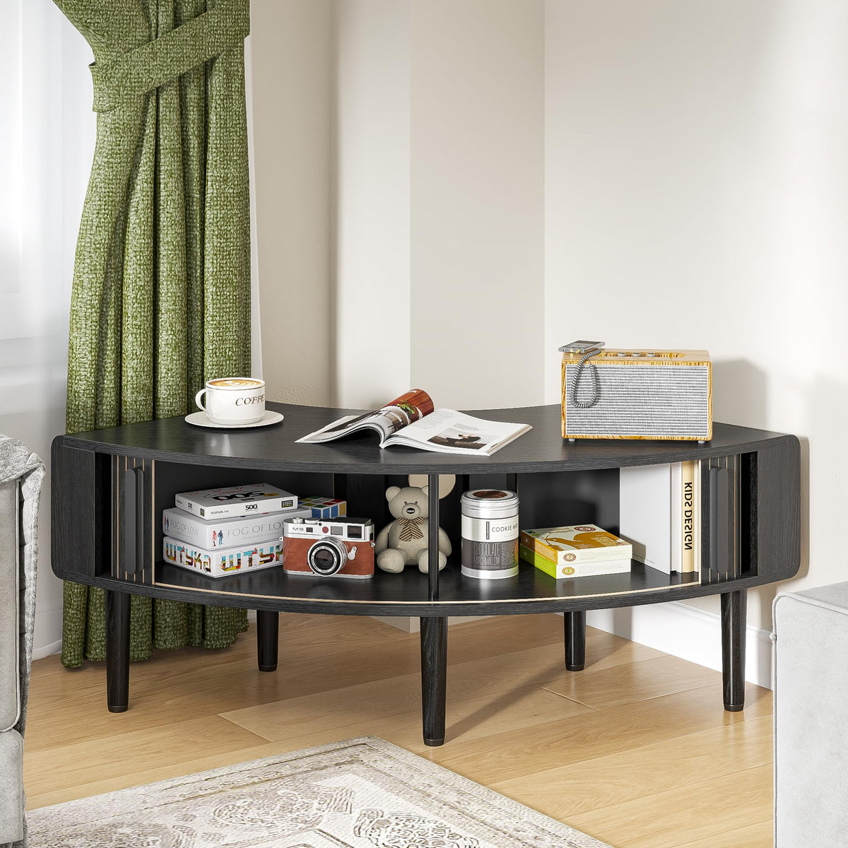 44 Inch Curved Corner TV Stand L1809