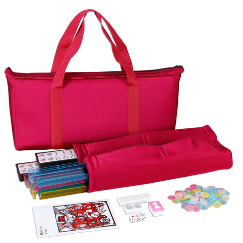 166 Tiles Mah Jongg Set with Soft Velour Bag Z1830