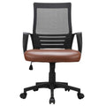 Brown Mesh Swivel Office Desk Chair F8013