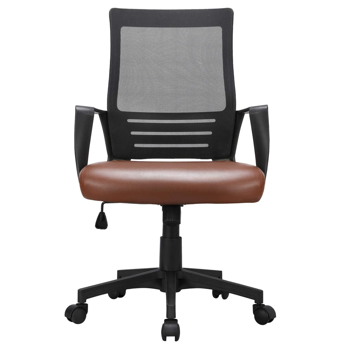 Brown Mesh Swivel Office Desk Chair F8013