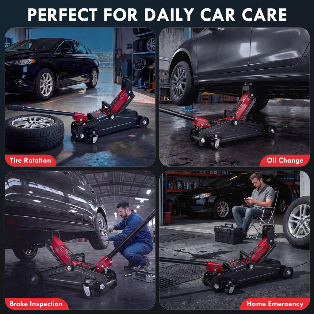 2 Ton Low Profile Hydraulic Floor Jack X9543