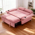 Pink Convertible Sleeper Sofa Bed R68530