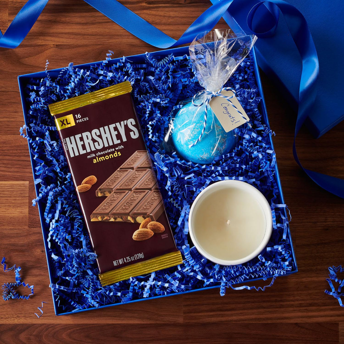 Milk Chocolate with Almonds Candy Bars, 4.25 oz, 12 ct B484230