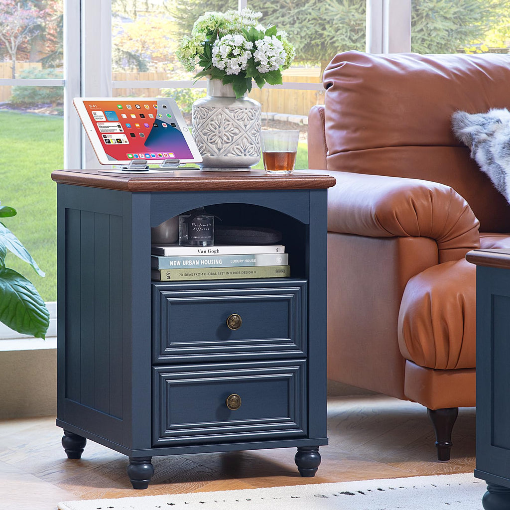18" Nightstand with Charger Station J5263