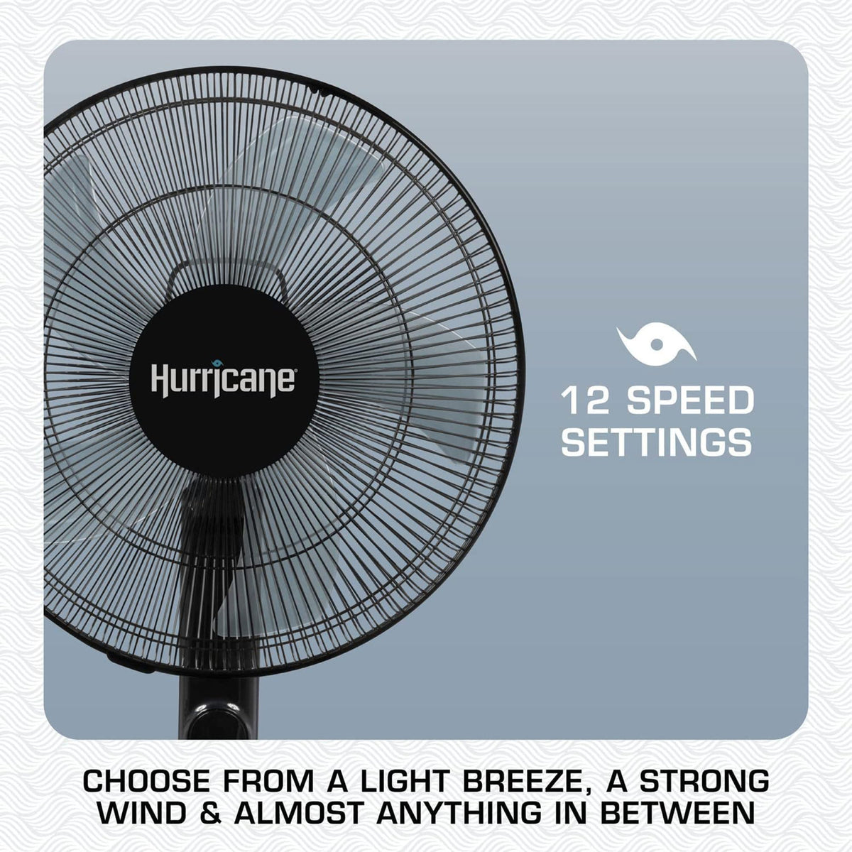 2 Pack Oscillating Pedestal Stand Fan, 12-Speed, 16", Black with Remote Control A394