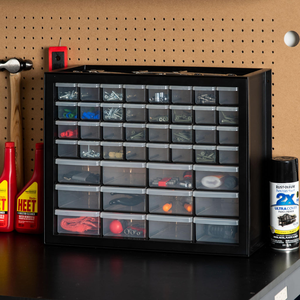 Black 44-Drawer Small Parts Storage Cabinet M8069