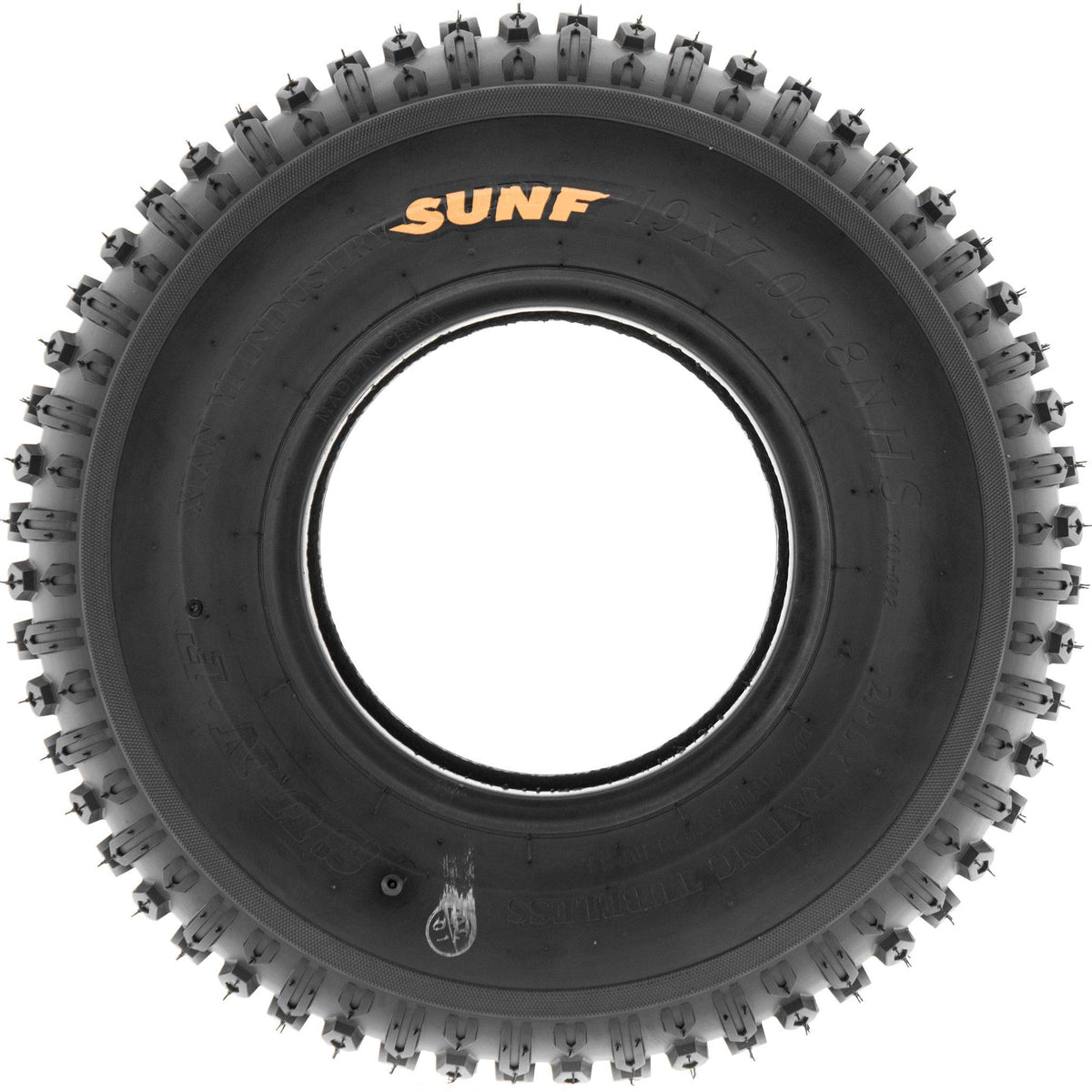 Set of 2 Off-Road Tires 19x7-8 6PR Knobby Tread M860577