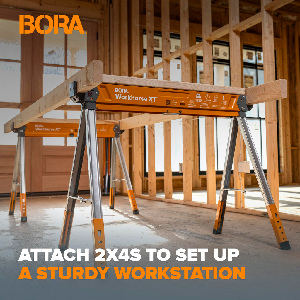 Adjustable Height Folding Sawhorse Y645979