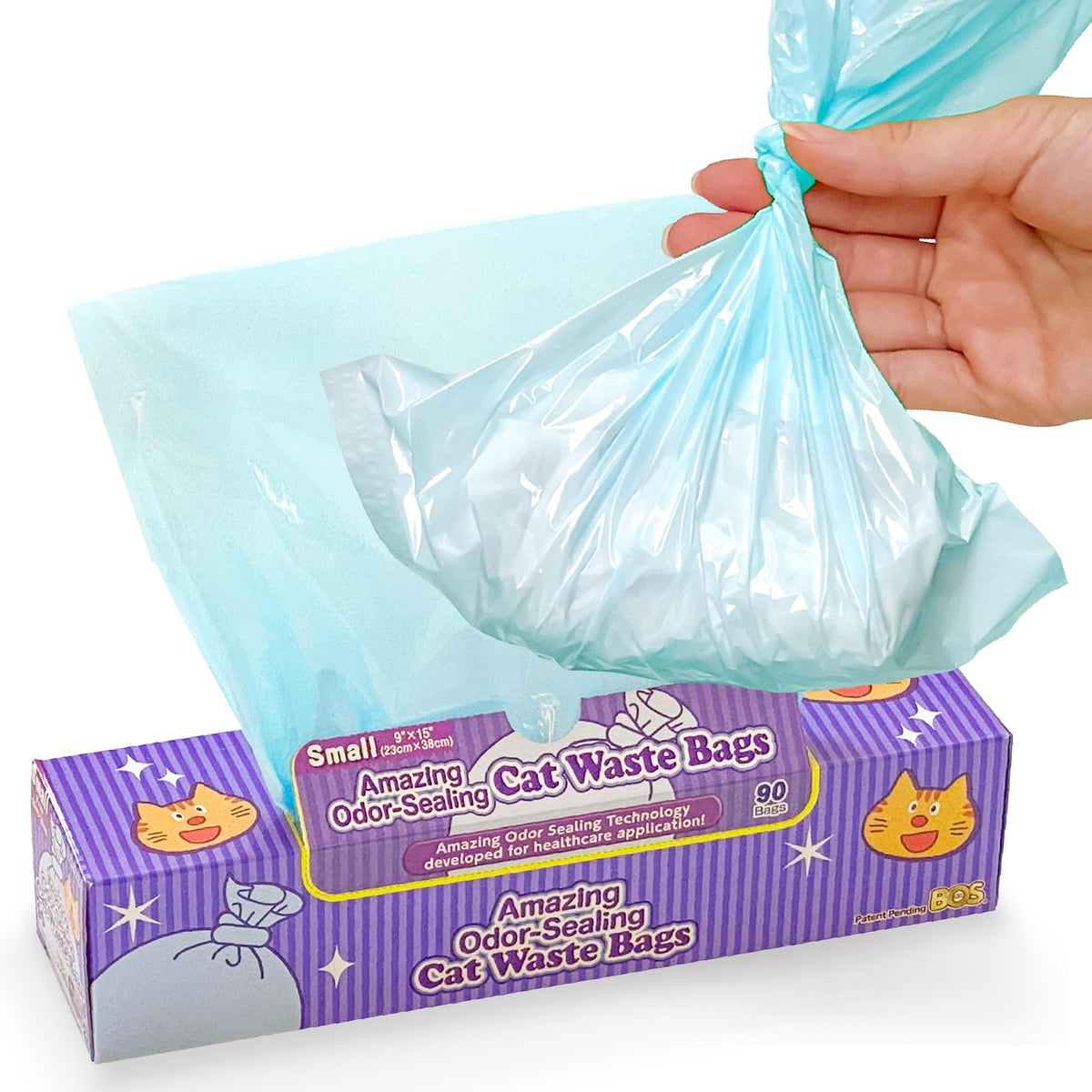 Unscented Cat Waste Bags 90 Count S10730
