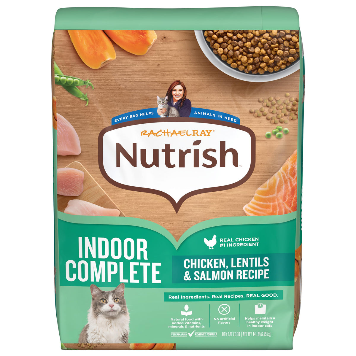 Indoor Complete Dry Cat Food 14 lb. Bag X211850