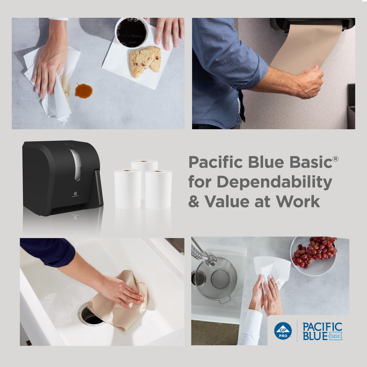 White Recycled Paper Towel Rolls F7661