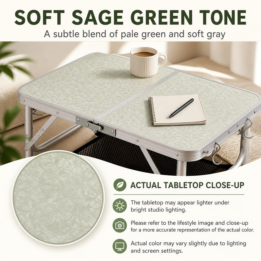 Adjustable Height Small Folding Camp Table P59181