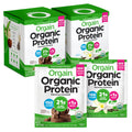 Organic Vegan Protein Powder Travel Packs Vanilla Bean and Chocolate Fudge 10 Packets Each J97353