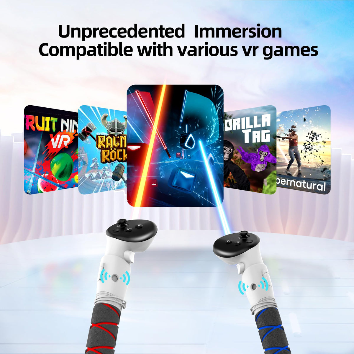 VR Controller Handle Attachments and Extension Grips Q59790