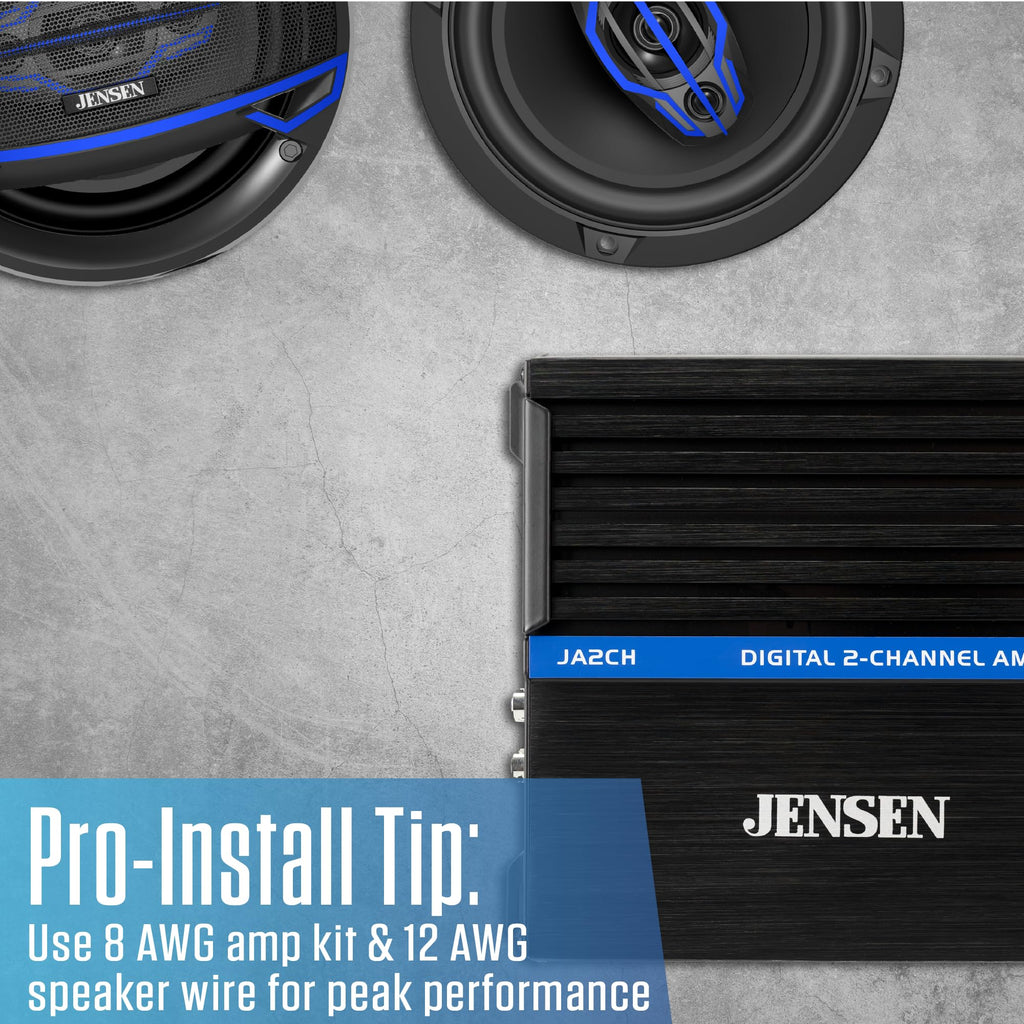 2-Channel Class-D Car Amplifier 600W Peak W8217