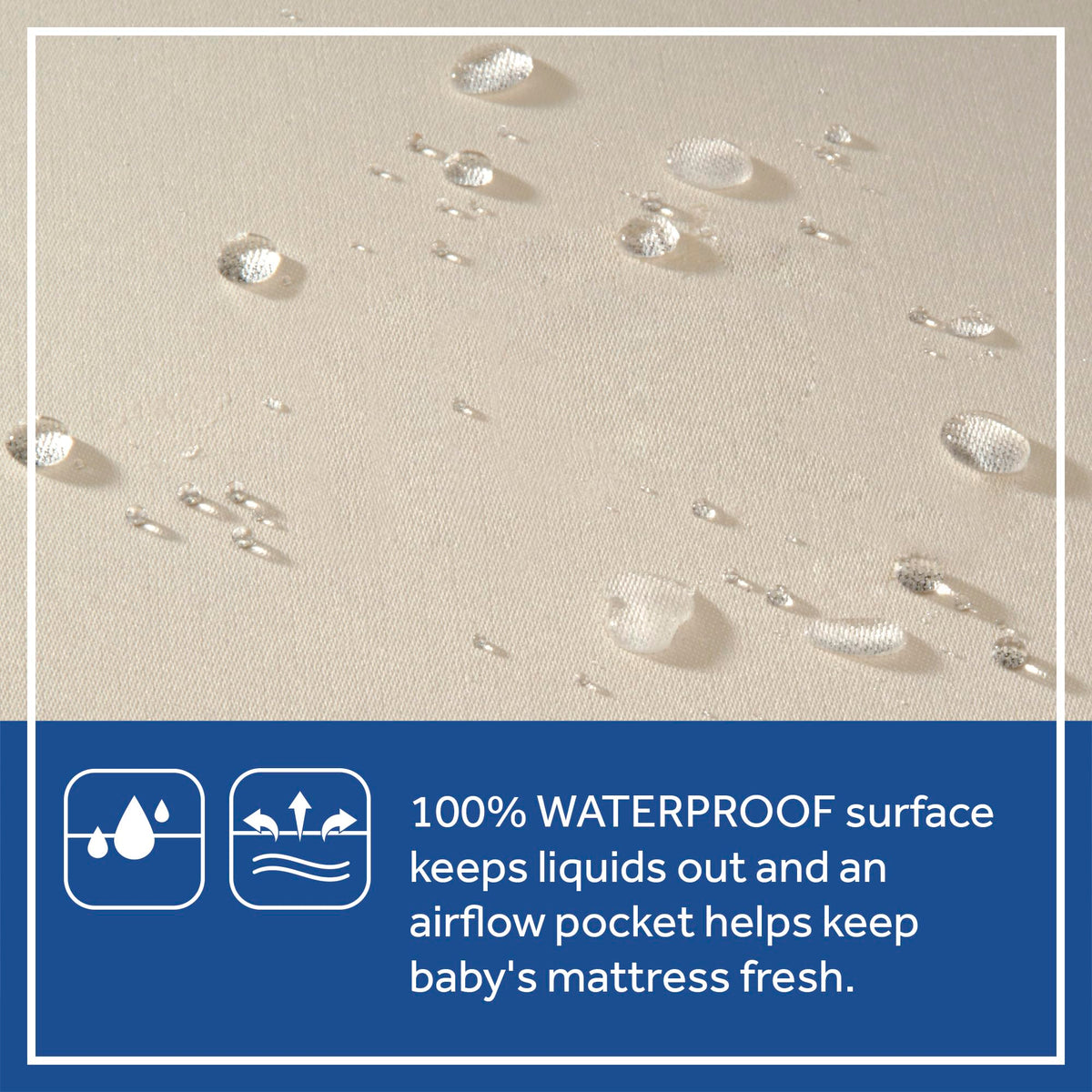 2 Stage Waterproof Crib Mattress A28611