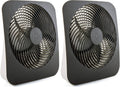 10-Inch Portable Battery Fan with 2 Cooling Speeds G1406