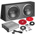 1000W Dual 10" Car Subwoofer with Ported Enclosure F296588