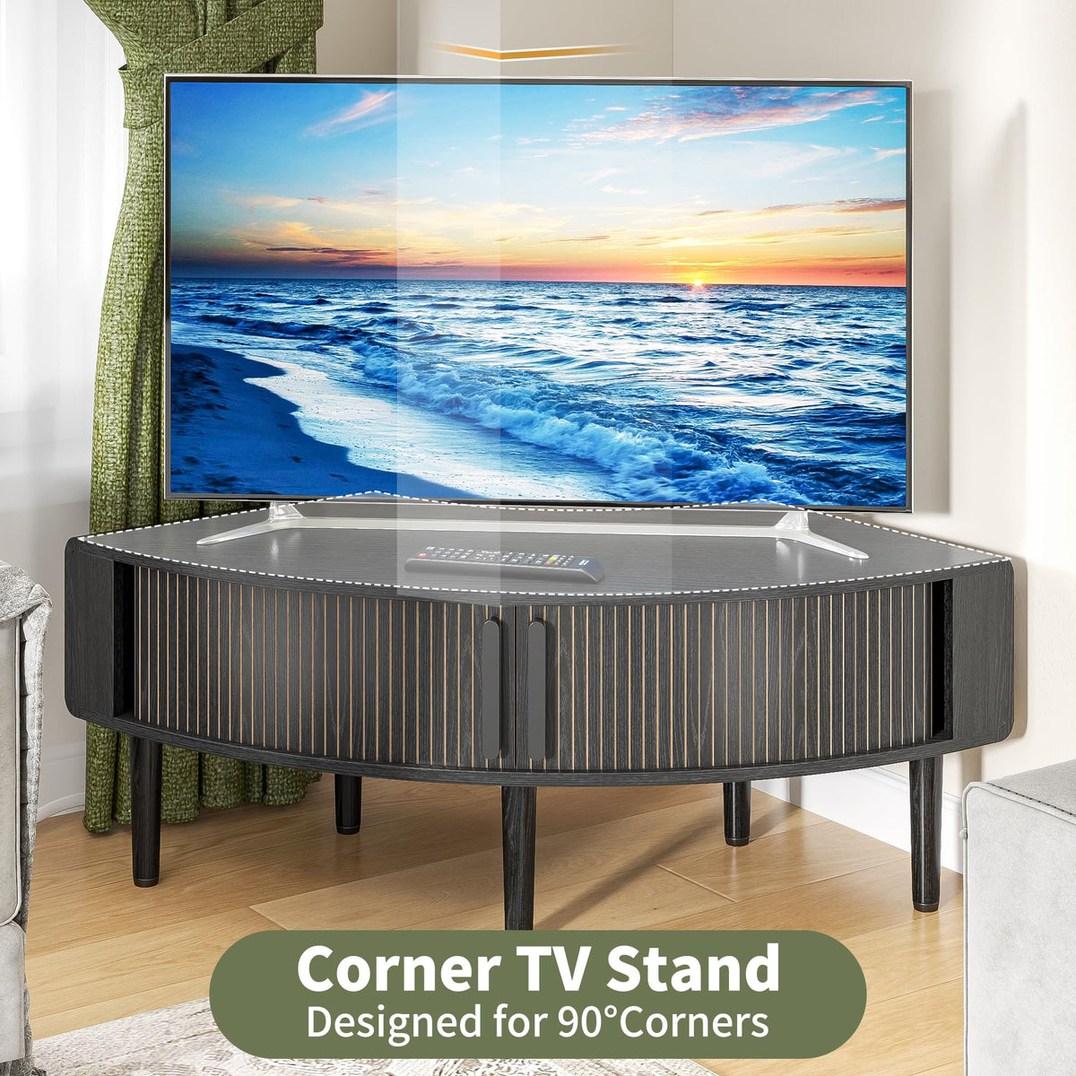 44 Inch Curved Corner TV Stand L1809