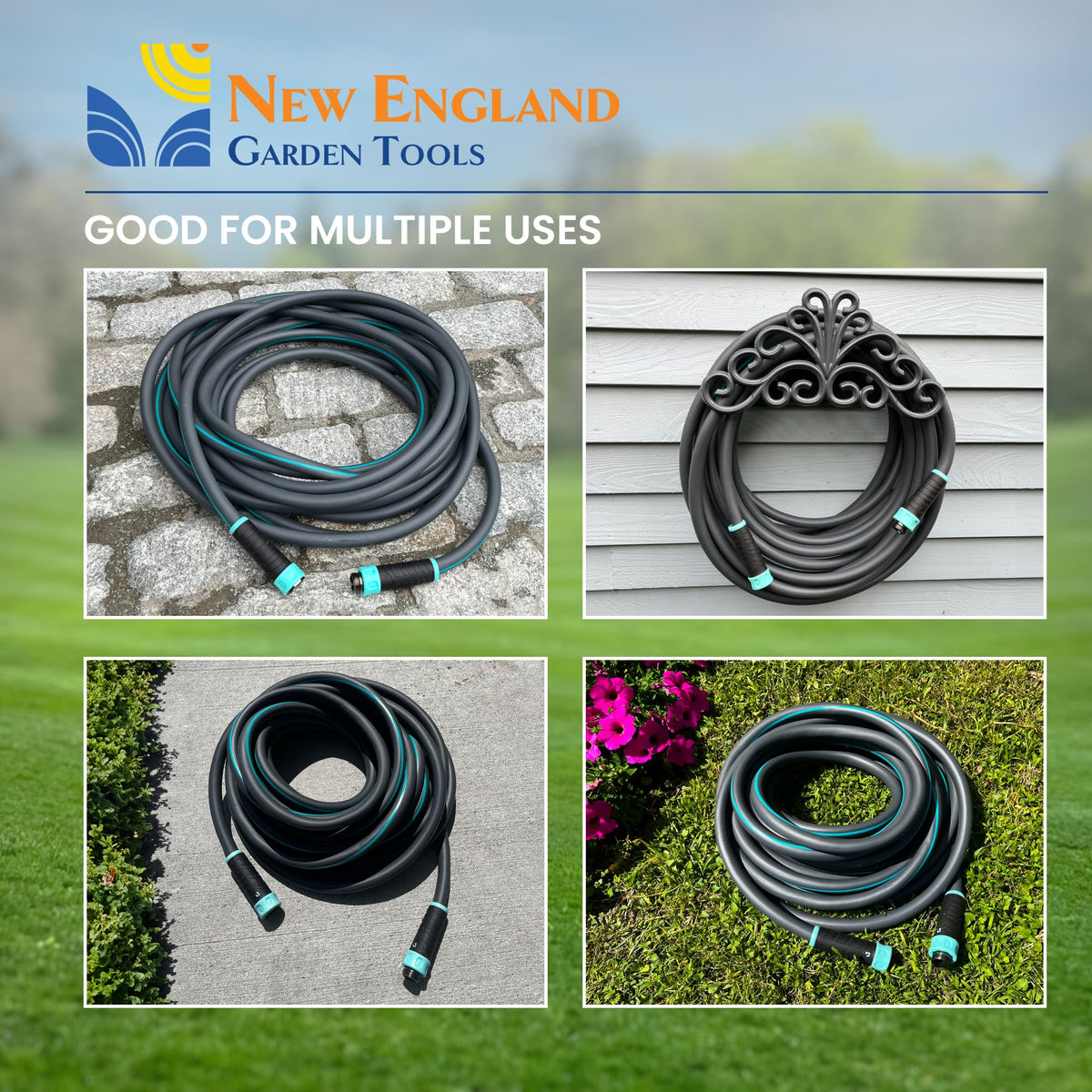 100 ft x 5/8" Hybrid Garden Water Hose X3115